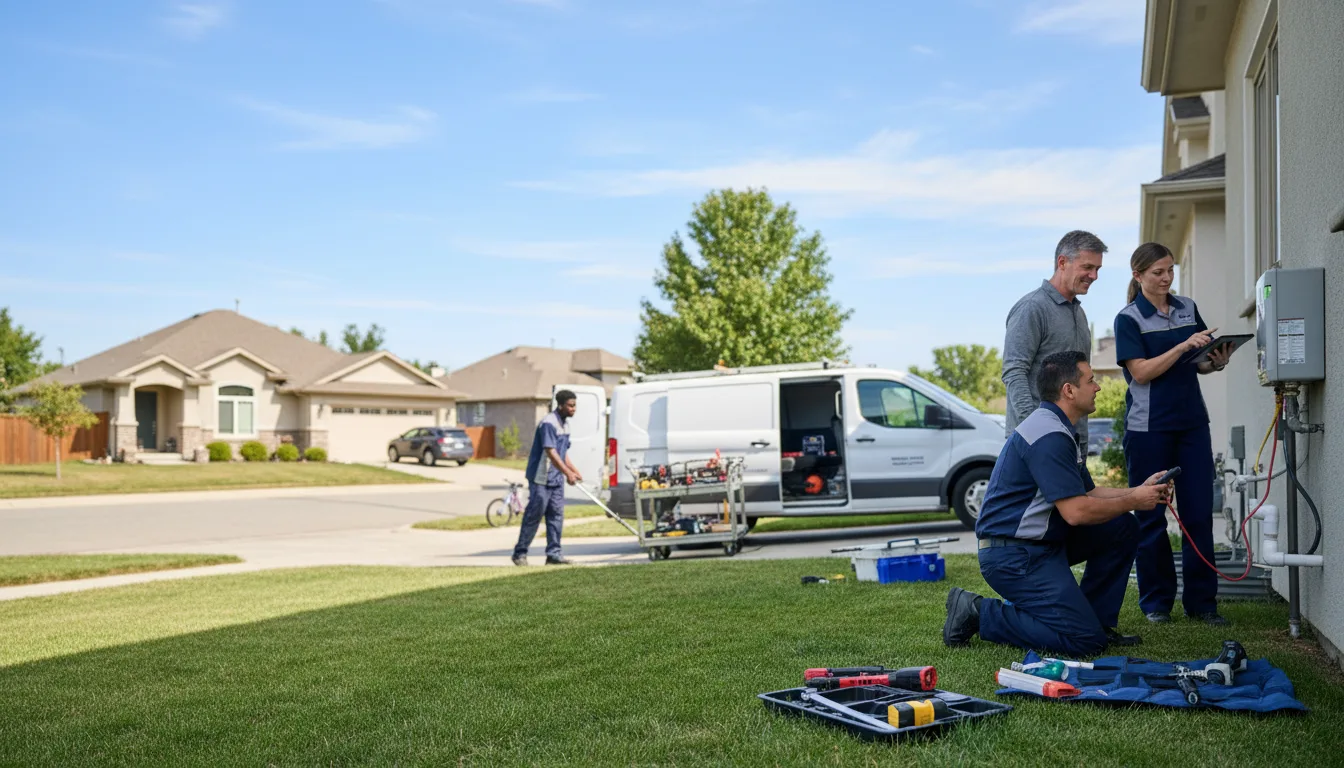 Tankless water heater service in Auburn, IN
